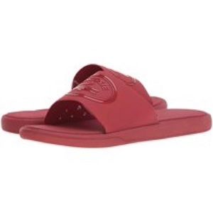 Lacoste men’s red comfortable slides 🔥🔥